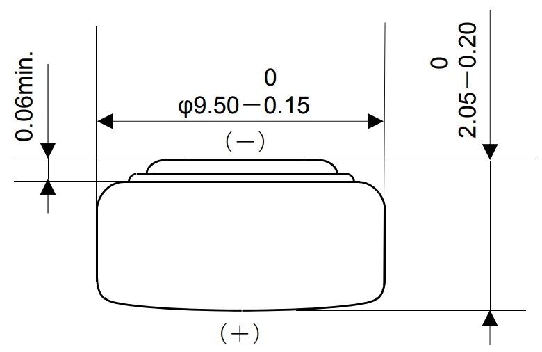 SR920 Battery Dimensions